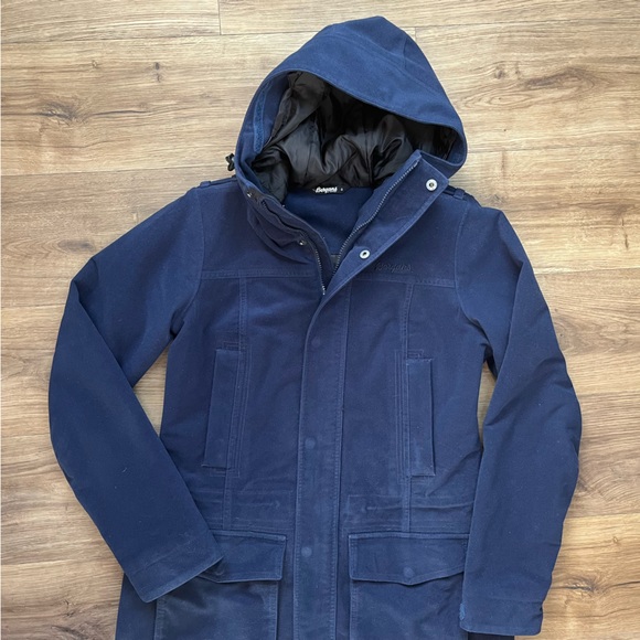 Bergans Of Norway Hamar Insulated Women’s Jacket Mid Length Pockets Navy Small* - Picture 2 of 15